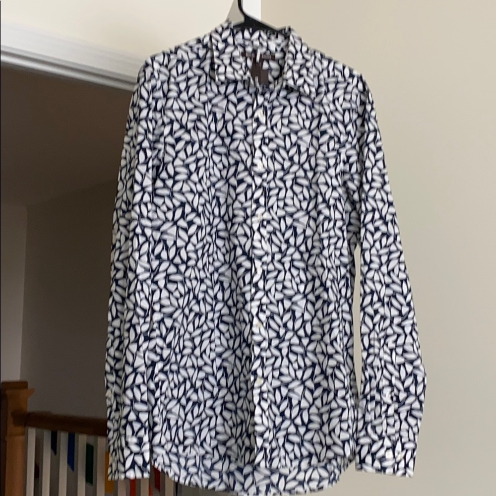 NWT Michael Kors long sleeve button up shirt